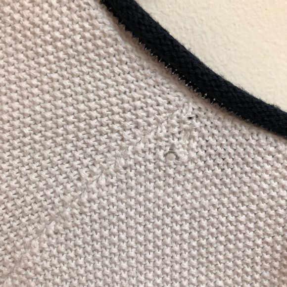 Blue and white striped sweater - Picture 4 of 5